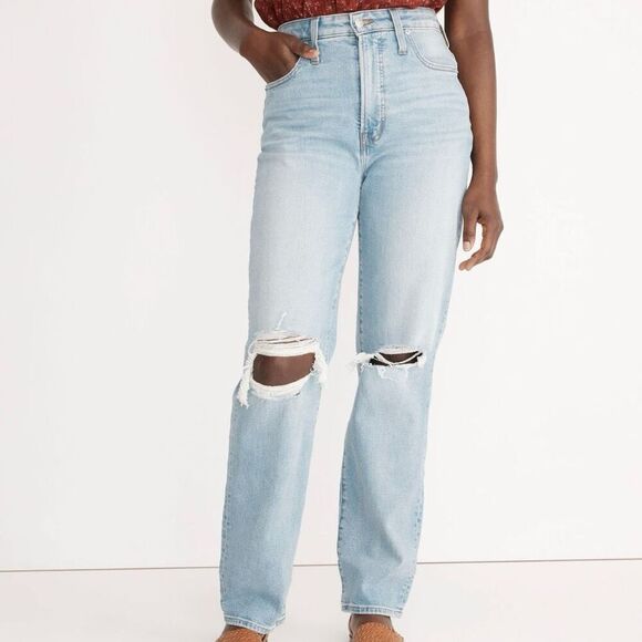 New Madewell Curvy Perfect Vintage Straight jeans - Picture 1 of 10